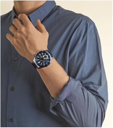 EDIFICE クロノグラフ 時計 シルバー EDIFICE(CASIO) 【EDIFICE】スポーツクロノグラフ / EFB-730DJ